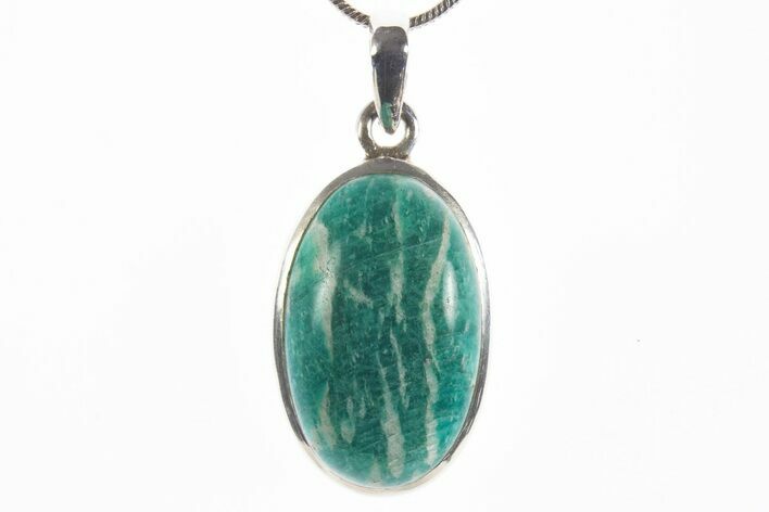 Amazonite Pendant (Necklace) - Sterling Silver #339834